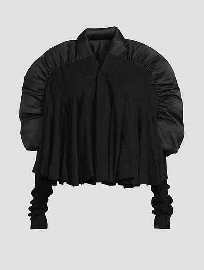 Duvetessa Cropped Wool Jacket