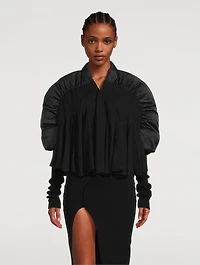 Duvetessa Cropped Wool Jacket