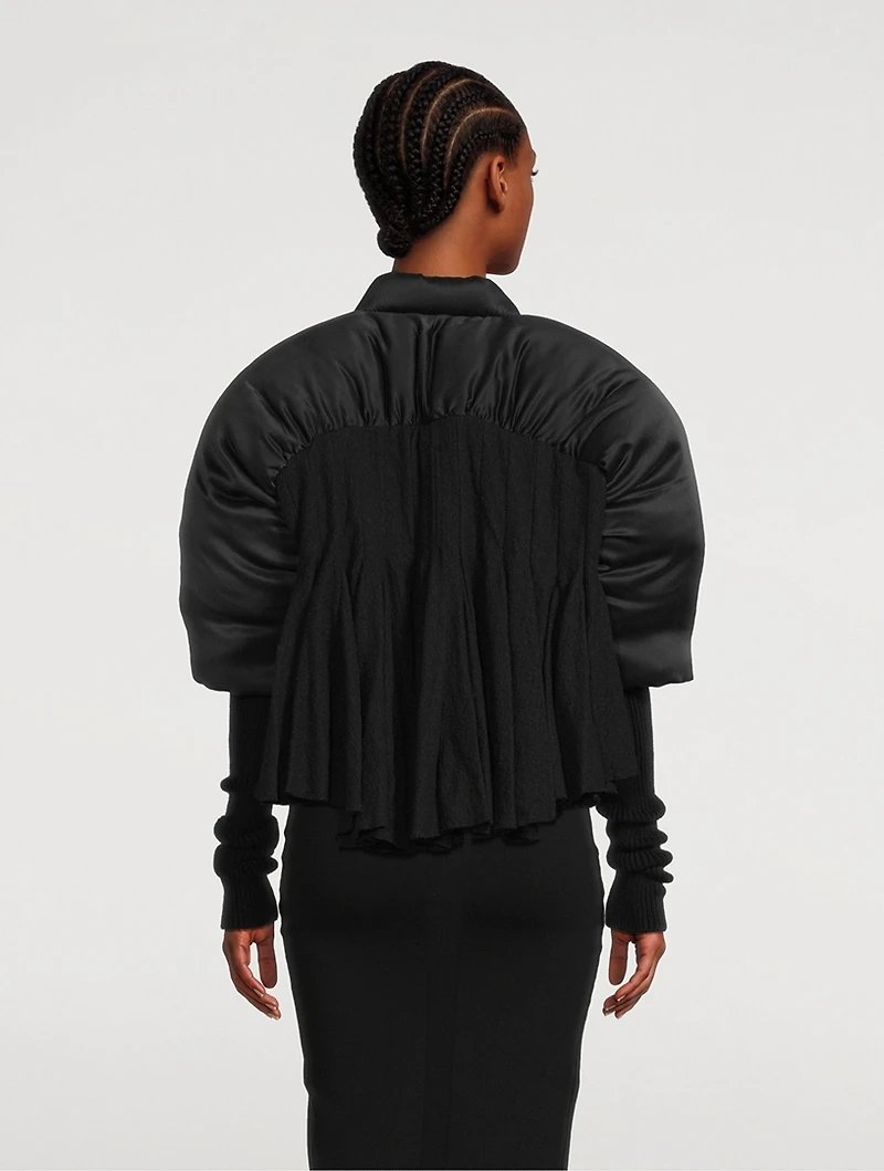 Duvetessa Cropped Wool Jacket
