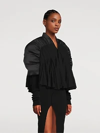 Duvetessa Cropped Wool Jacket