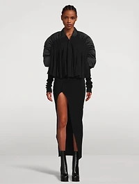 Duvetessa Cropped Wool Jacket