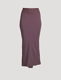Bias-Cut Midi Skirt