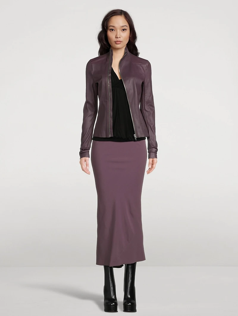 Bias-Cut Midi Skirt