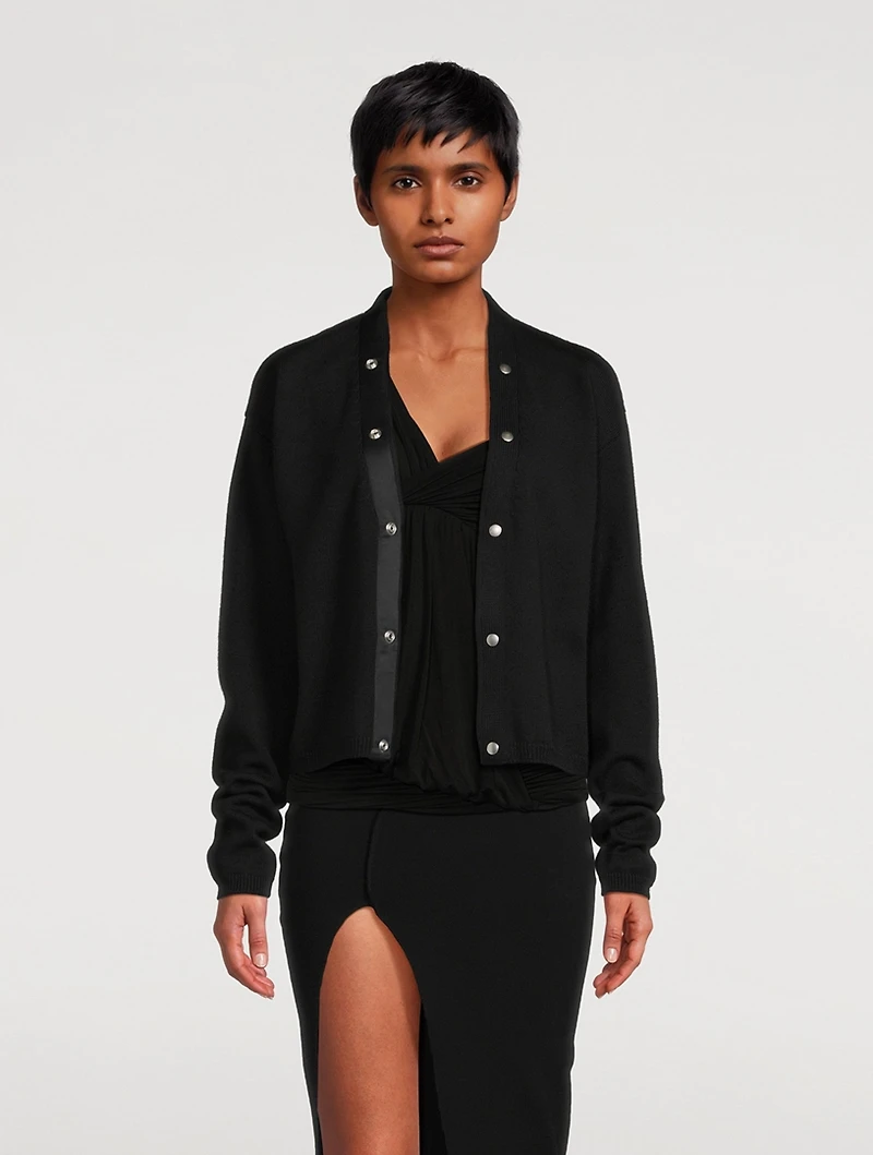 Peter Cropped Wool Cardigan