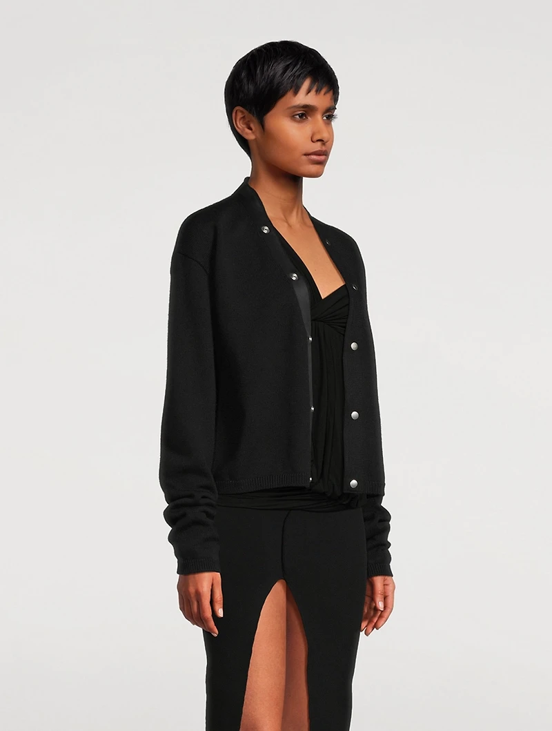 Peter Cropped Wool Cardigan