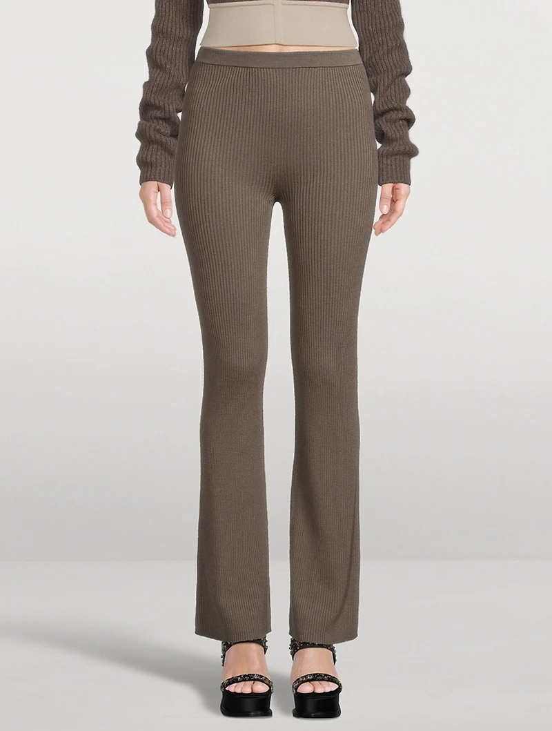 Efdu Rib-Knit Pants