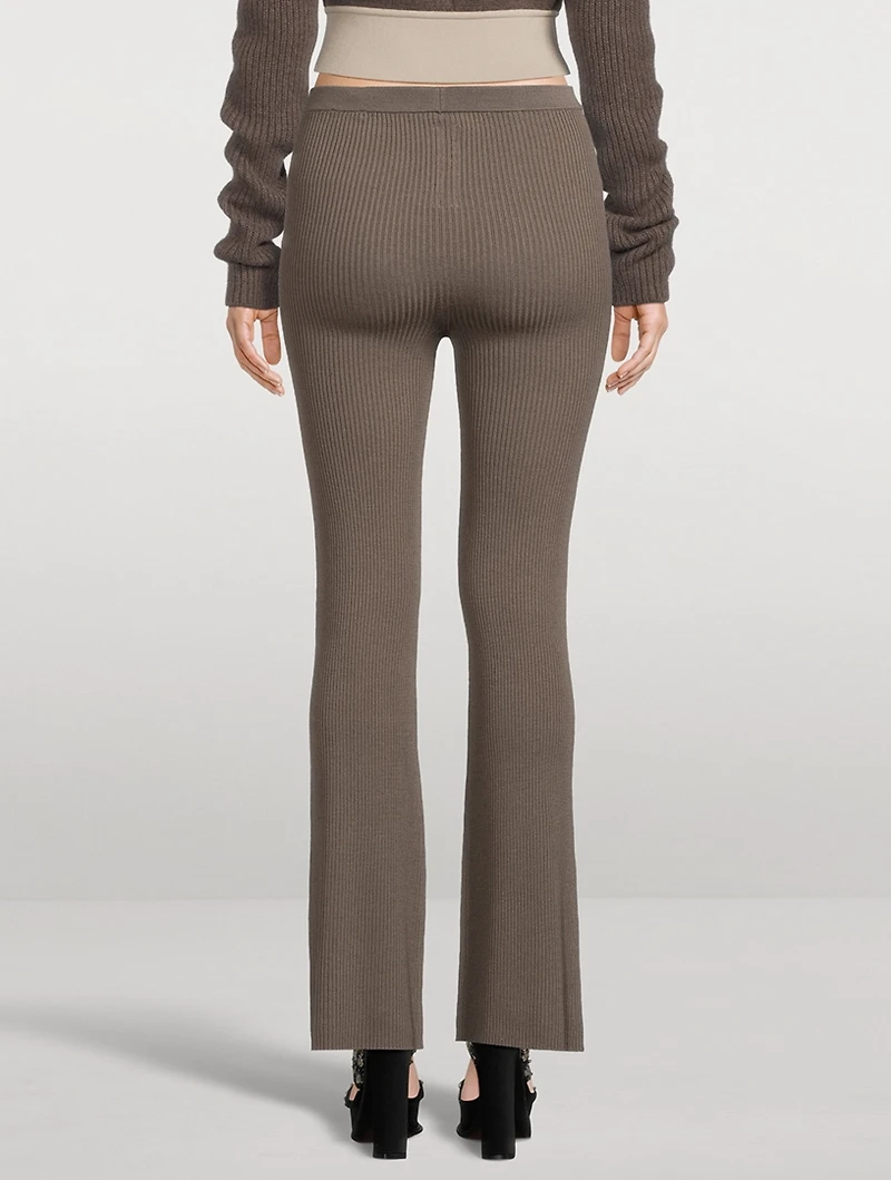 Efdu Rib-Knit Pants