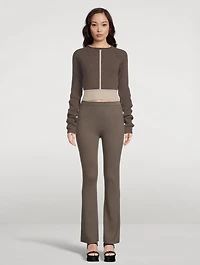 Efdu Rib-Knit Pants