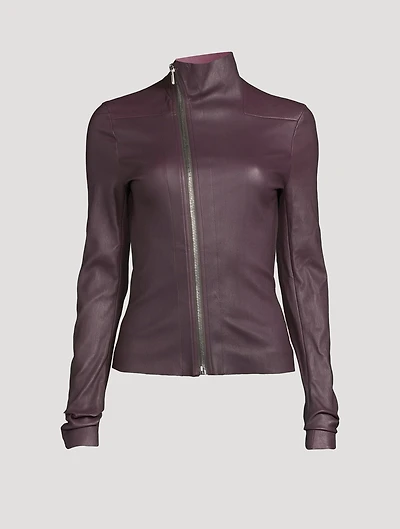 Gary Leather Knit Jacket