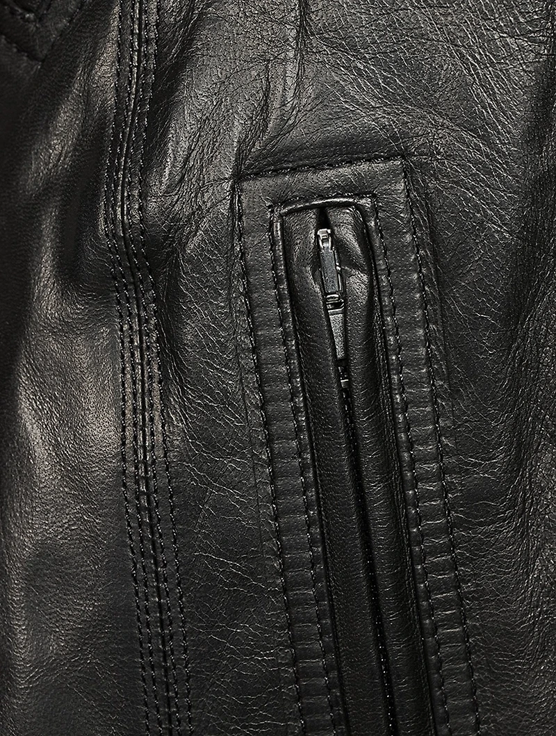 Leather Biker Jacket