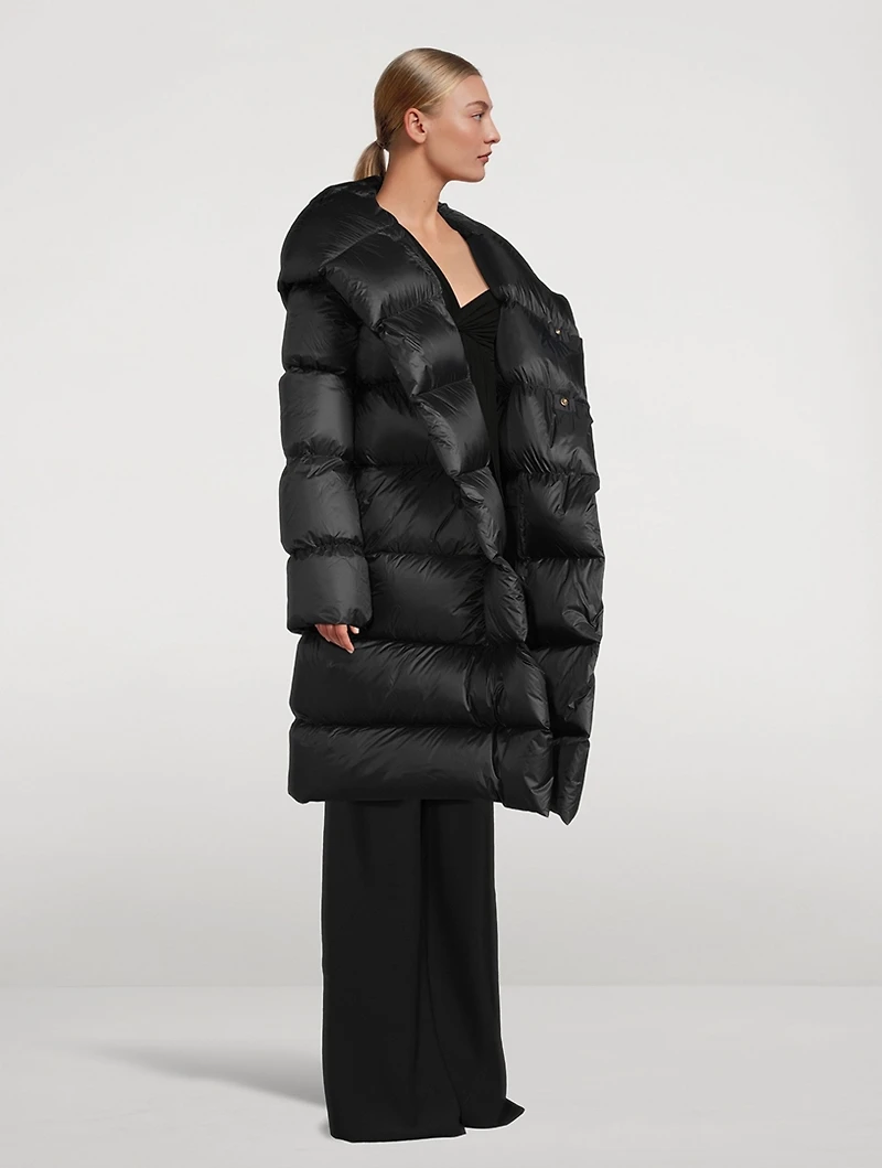 Recycled Nylon Down Puffer Jacket