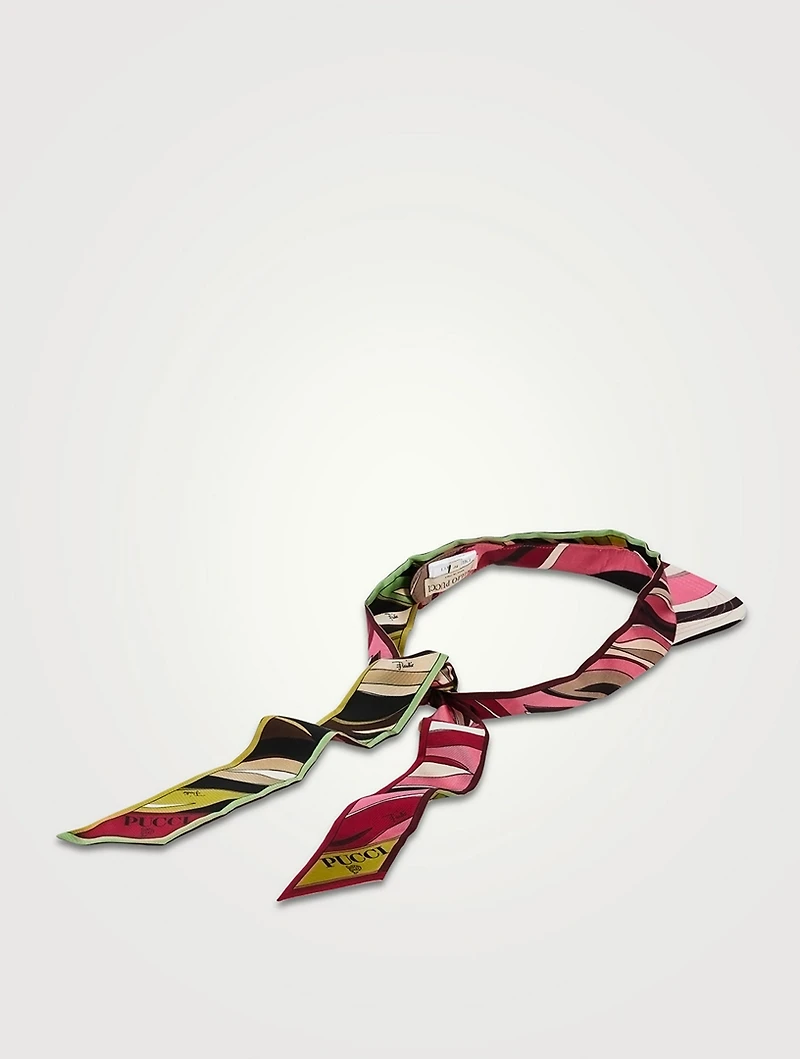 Printed Silk Visor