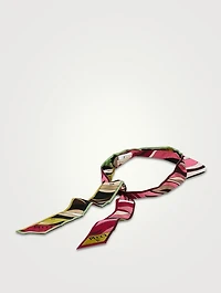 Printed Silk Visor