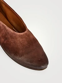 Coltellaccio Suede Ballerina Flats
