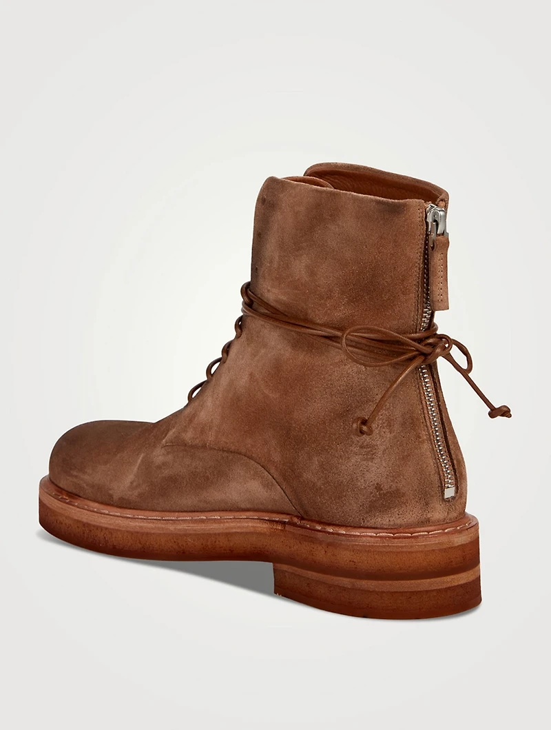 Parrucca Suede Combat Boots