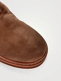 Parrucca Suede Combat Boots
