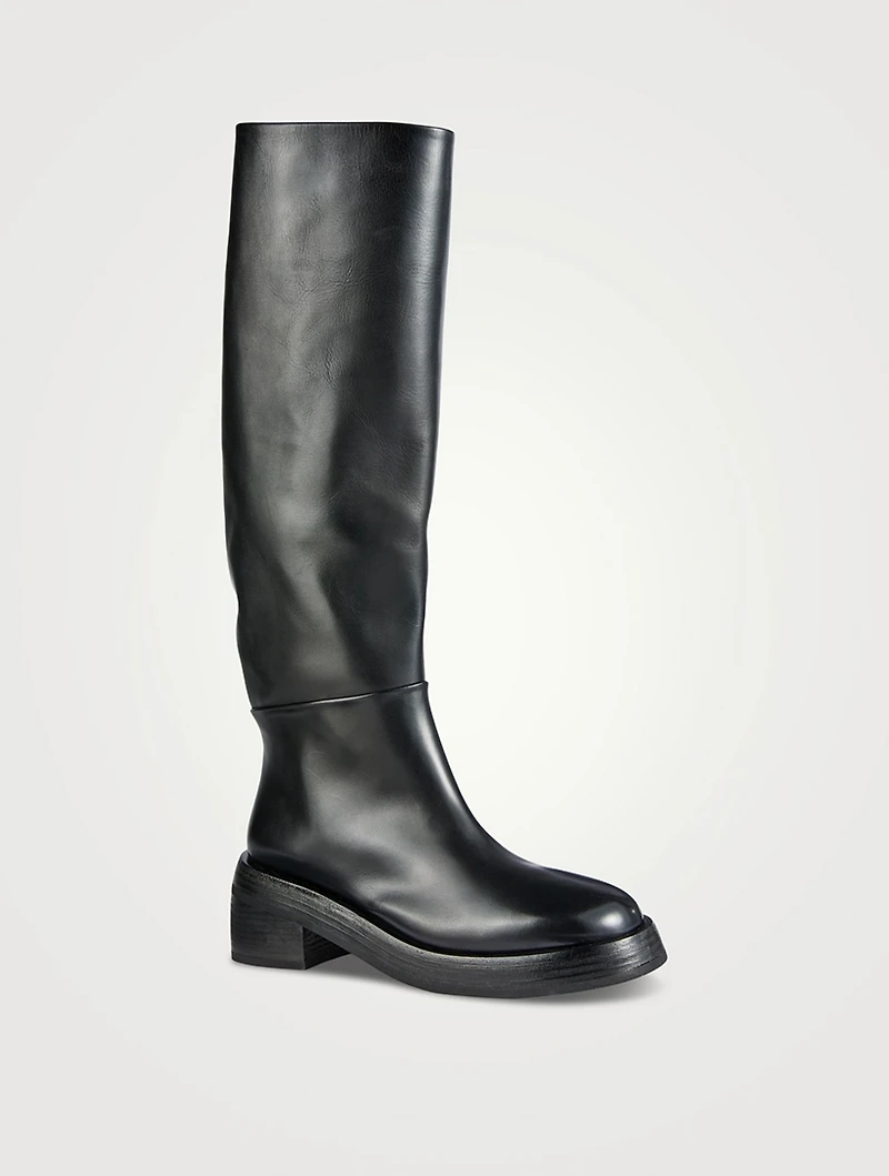 Fondello Leather Riding Boots