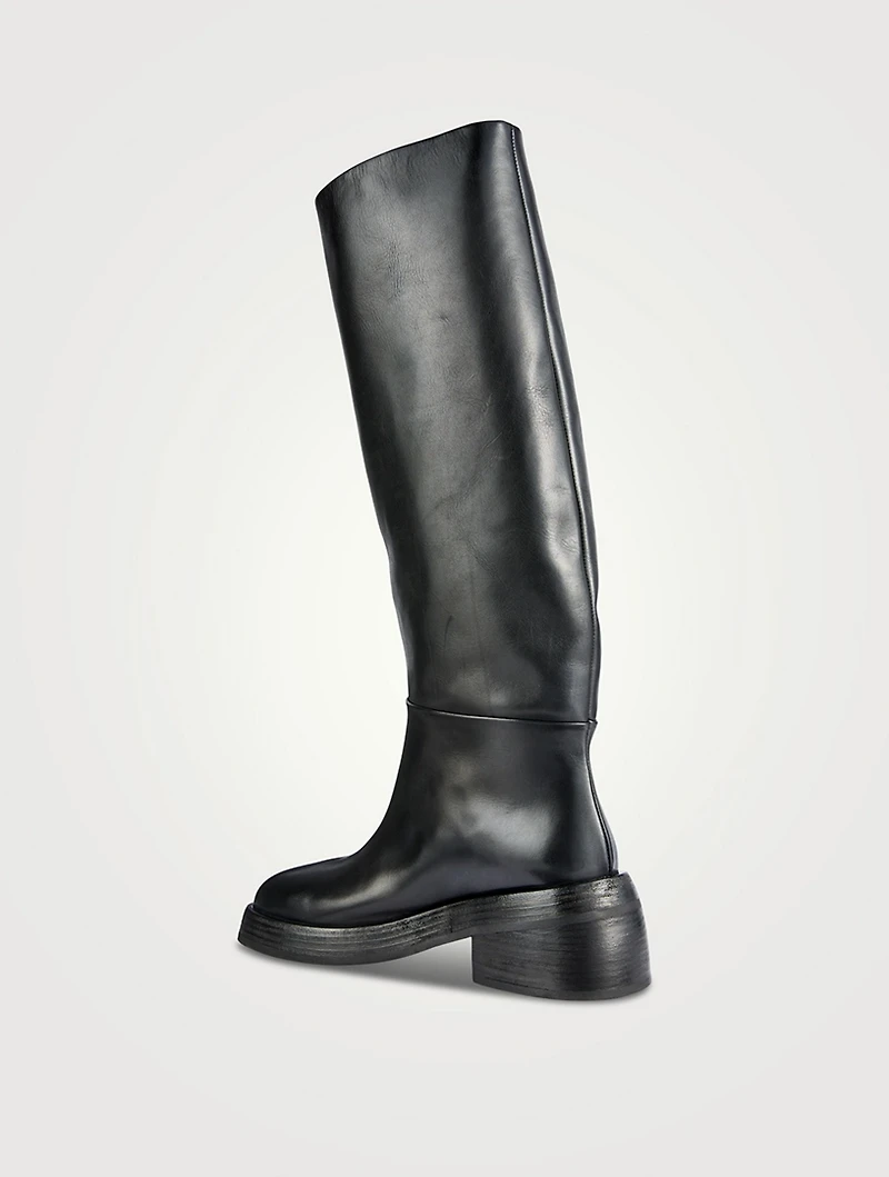 Fondello Leather Riding Boots