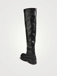 Raina Over-The-Knee Lug-Sole Rain Boots