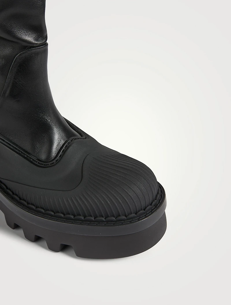 Raina Over-The-Knee Lug-Sole Rain Boots