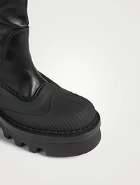 Raina Over-The-Knee Lug-Sole Rain Boots