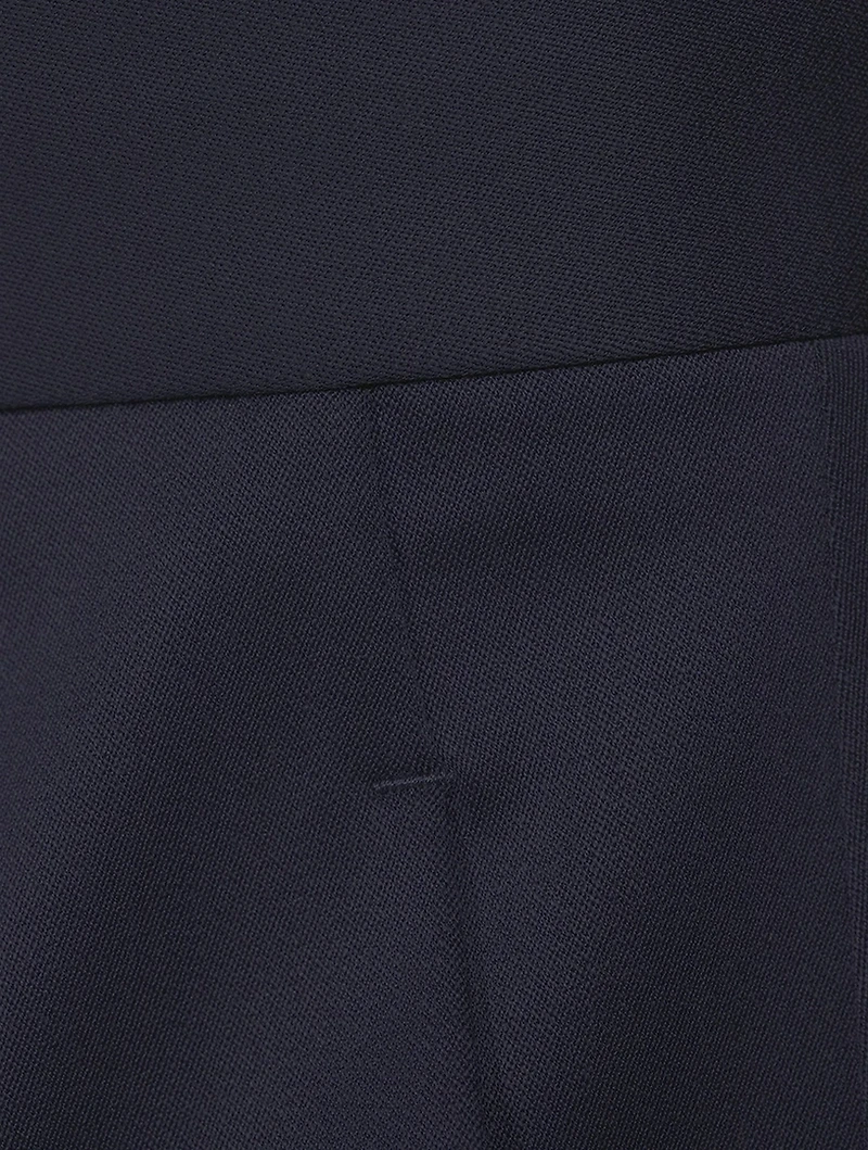 Wool Wide-Leg Suit Pants