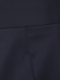 Wool Wide-Leg Suit Pants