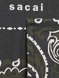 Cotton Short-Sleeve Shirt Bandana Print