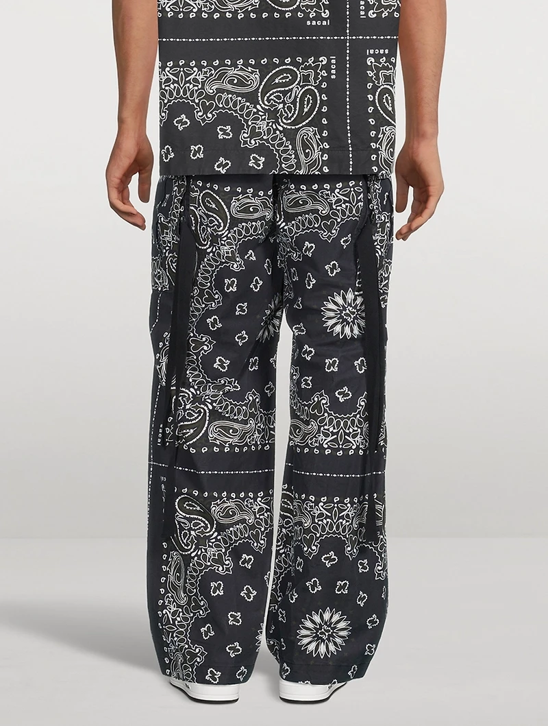 Cotton Pants Bandana Print