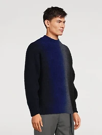 Wool-Blend Tie Dye Knit Sweater