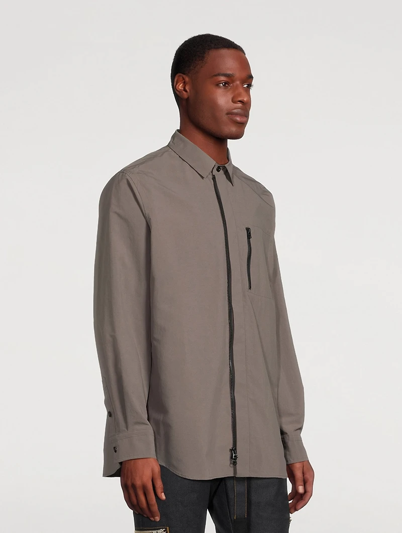 Taffeta Long-Sleeve Shirt