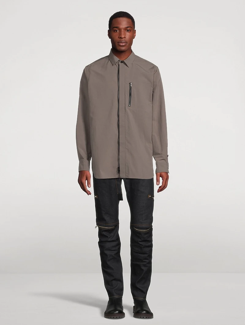 Taffeta Long-Sleeve Shirt