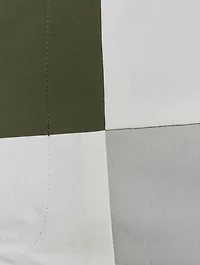 Patchwork Belted Pants