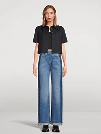 Reproportioned Wool And Cotton Shirt