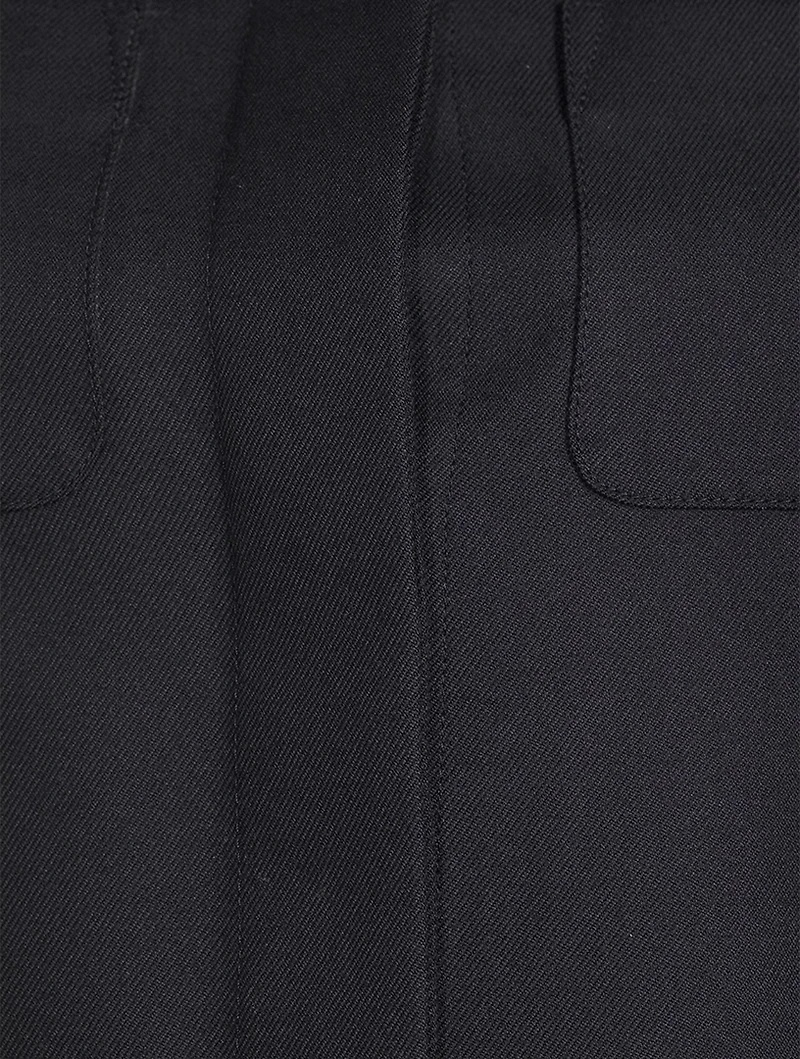 Reproportioned Wool And Cotton Shirt