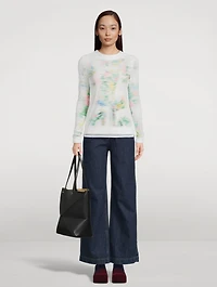 Mesh Top Blurred Print