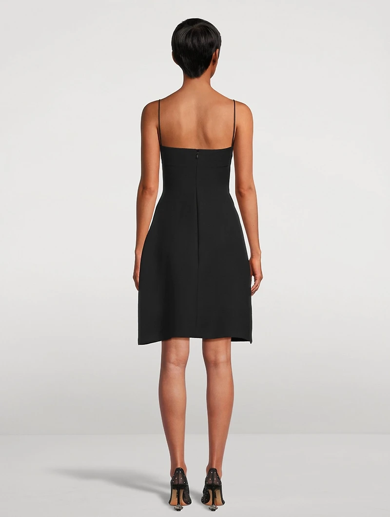 Silk And Wool Mini Dress
