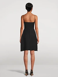 Silk And Wool Mini Dress
