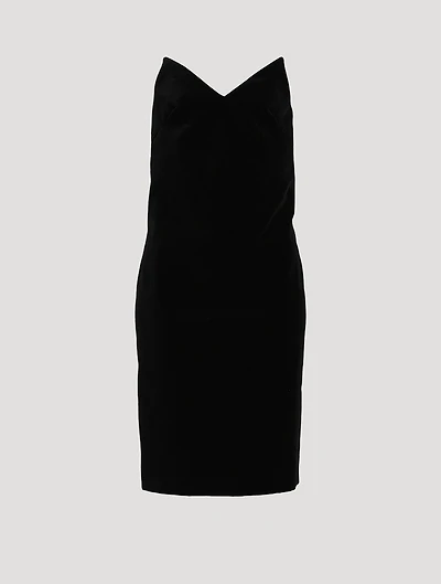 Velvet Bustier Dress