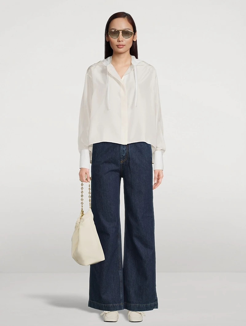 High-Waisted Wide-Leg Jeans