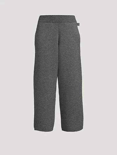 Cropped Cashmere Trousers