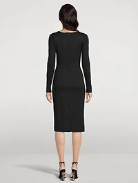 Milano Rib Midi Dress