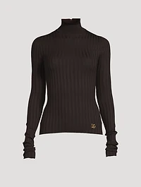 Rib-Knit Turtleneck