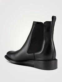 Sabrina Leather Chelsea Boots