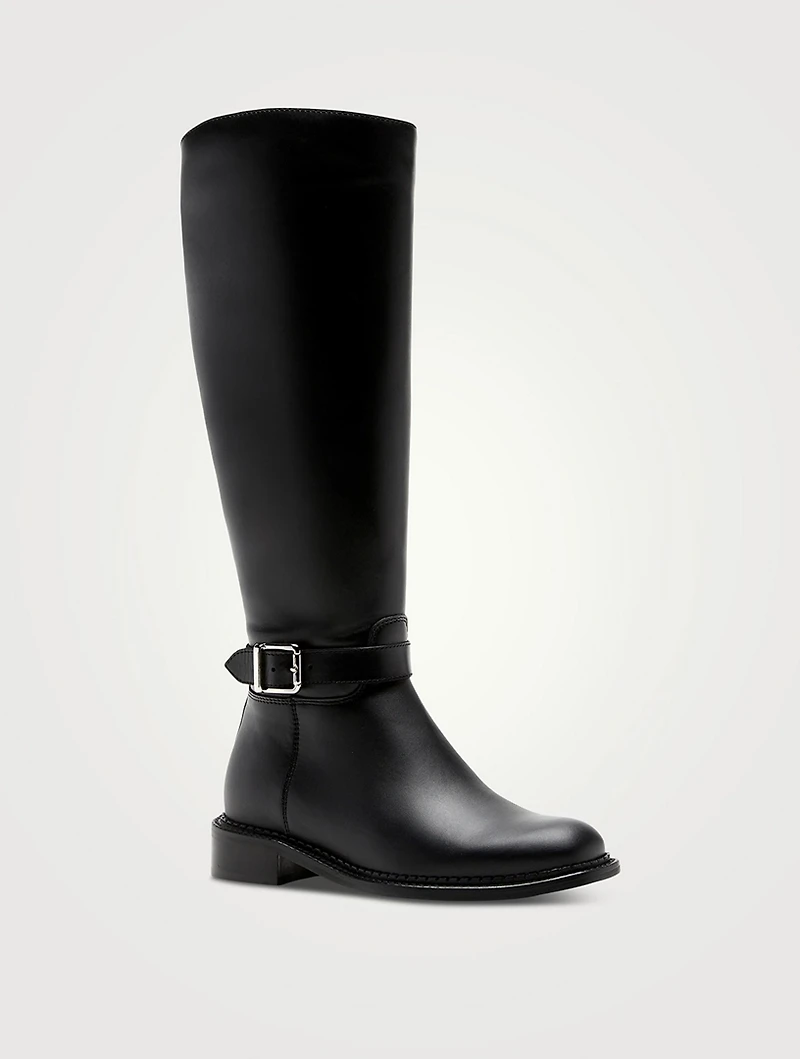 Stevie Leather Knee-High Boots