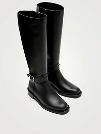 Stevie Leather Knee-High Boots