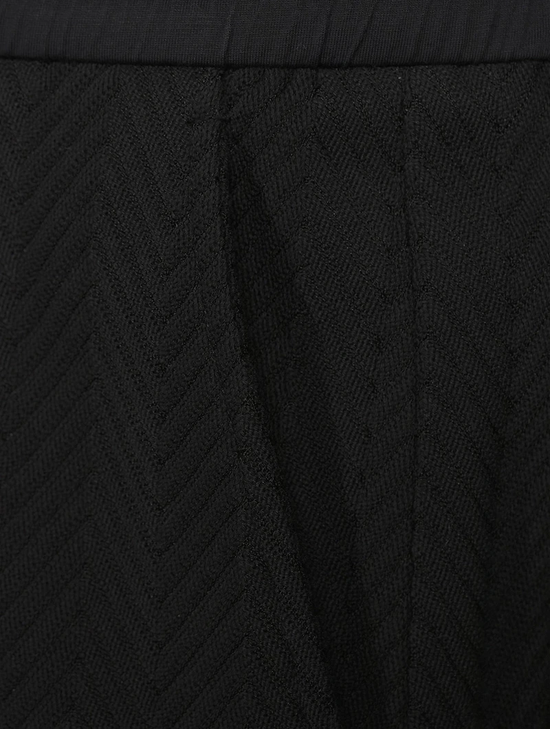 Zigzag Cotton-Blend Pants