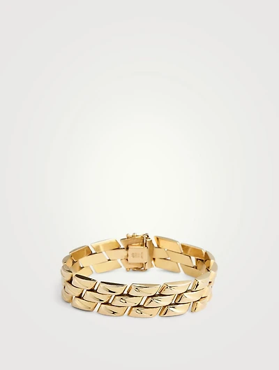 Vintage 14K Gold Figaro Chain Necklace