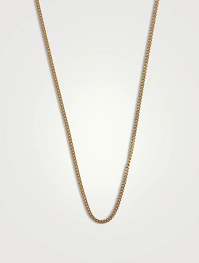 Vintage 19.2K Gold Curb Chain Necklace
