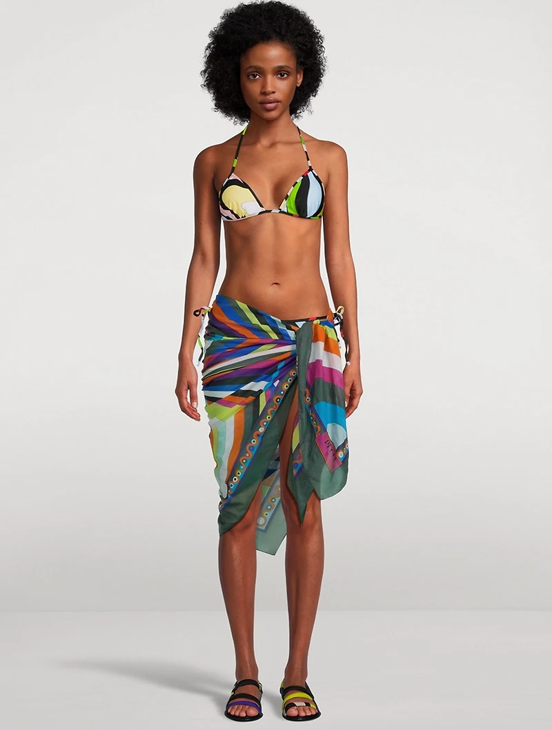 Sarong In Iride Print